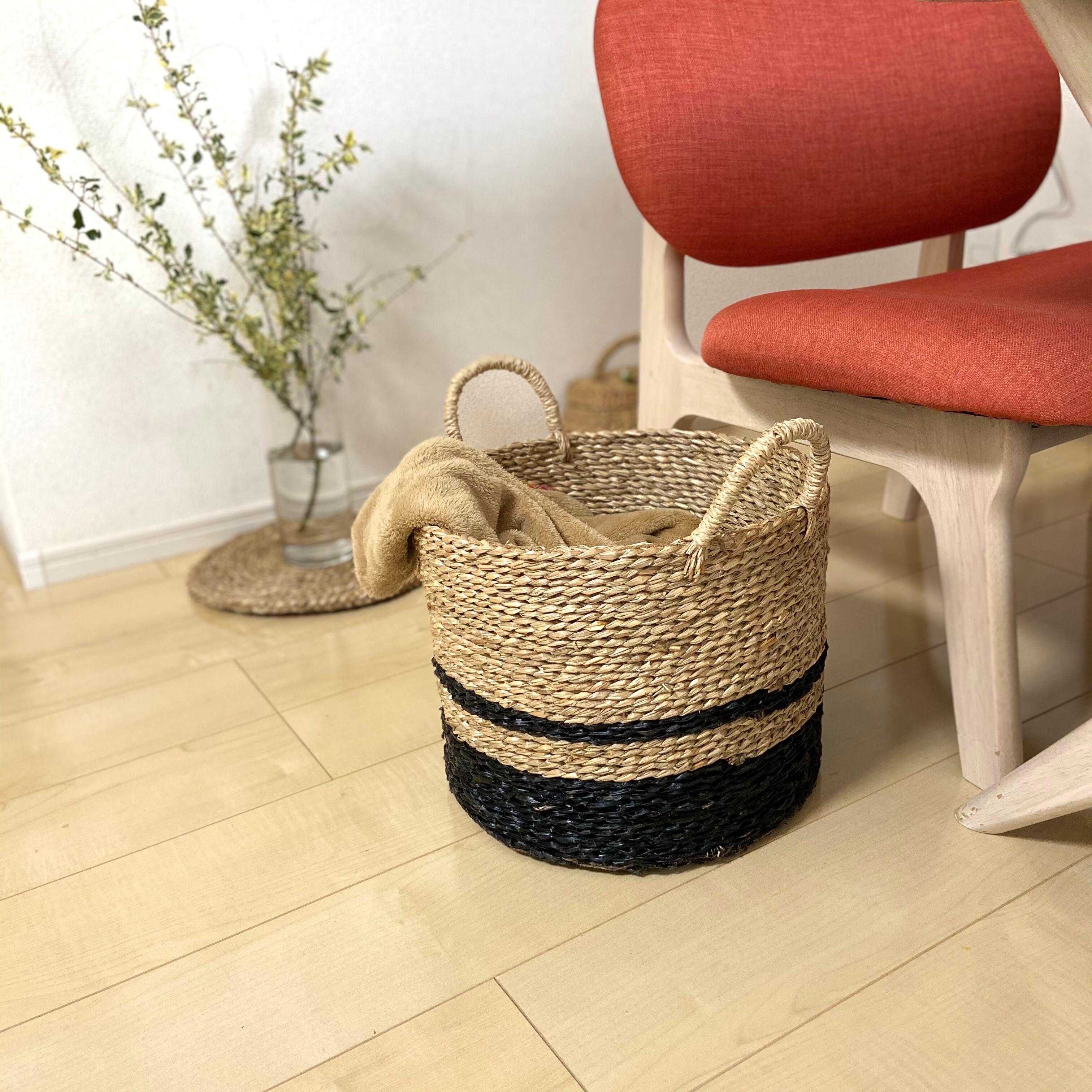 シーグラス バスケット 水草バスケット かご(SGA-208BM)