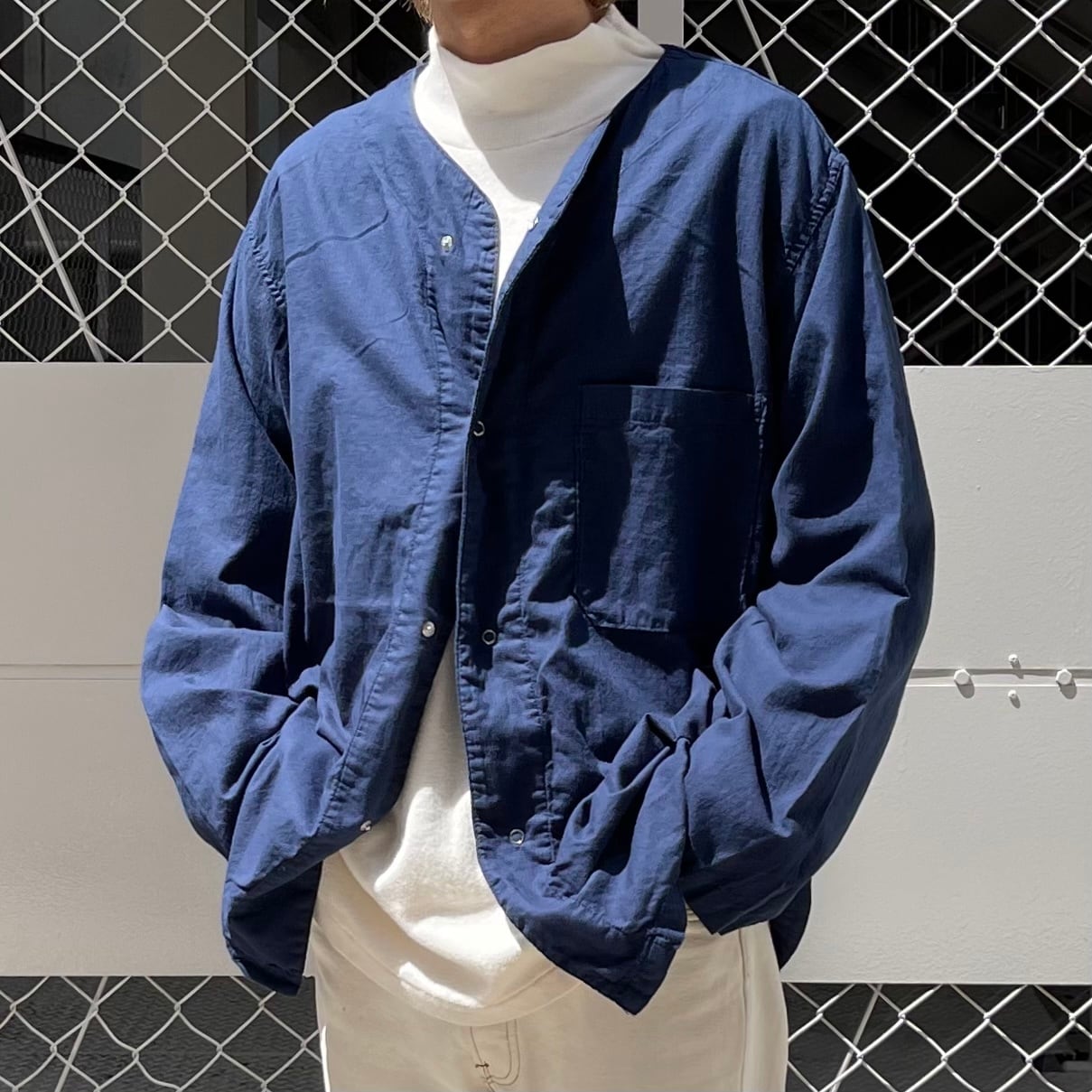 70's Deadstock U.S.Army sleeping shirt overdyed アメリカ軍