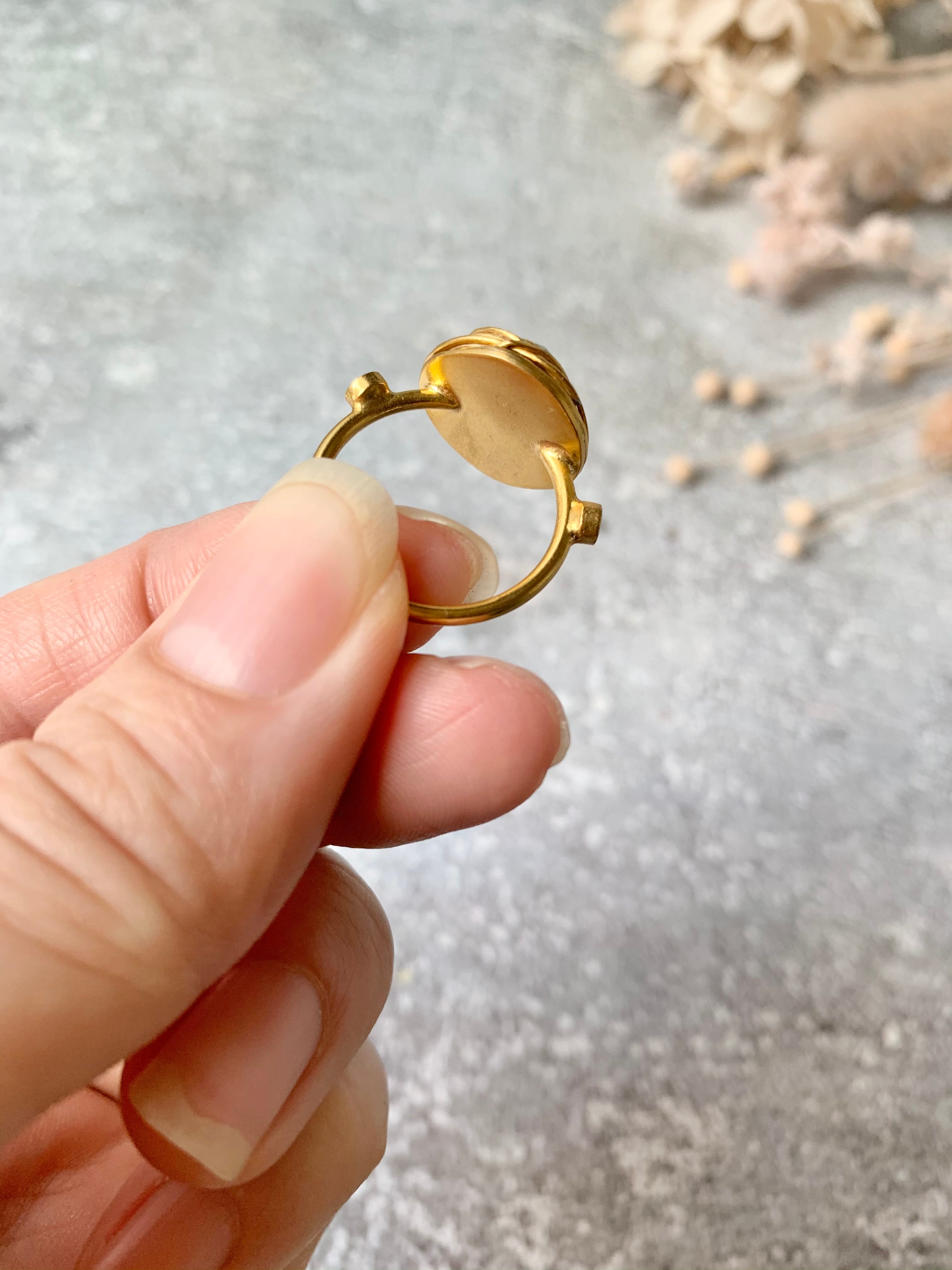 トルコ天然石リング3G