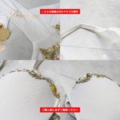 ベリーダンス 衣装 Hoyda ホイダ バラディドレス ホワイト系 トップス ワンピース ドレス 白 金 ラメ スパンコール キラキラ 装飾 豪華 バッグ セット スリット 華やか 明るい 伸縮 ストレッチ ダンス衣装 イベント ステージ ゴールド系