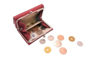 Elegant 三つ折り財布 がま口 小さい (ブラック) レディース 工房 手作り 日本製 エコパッケージ MX-0020-180