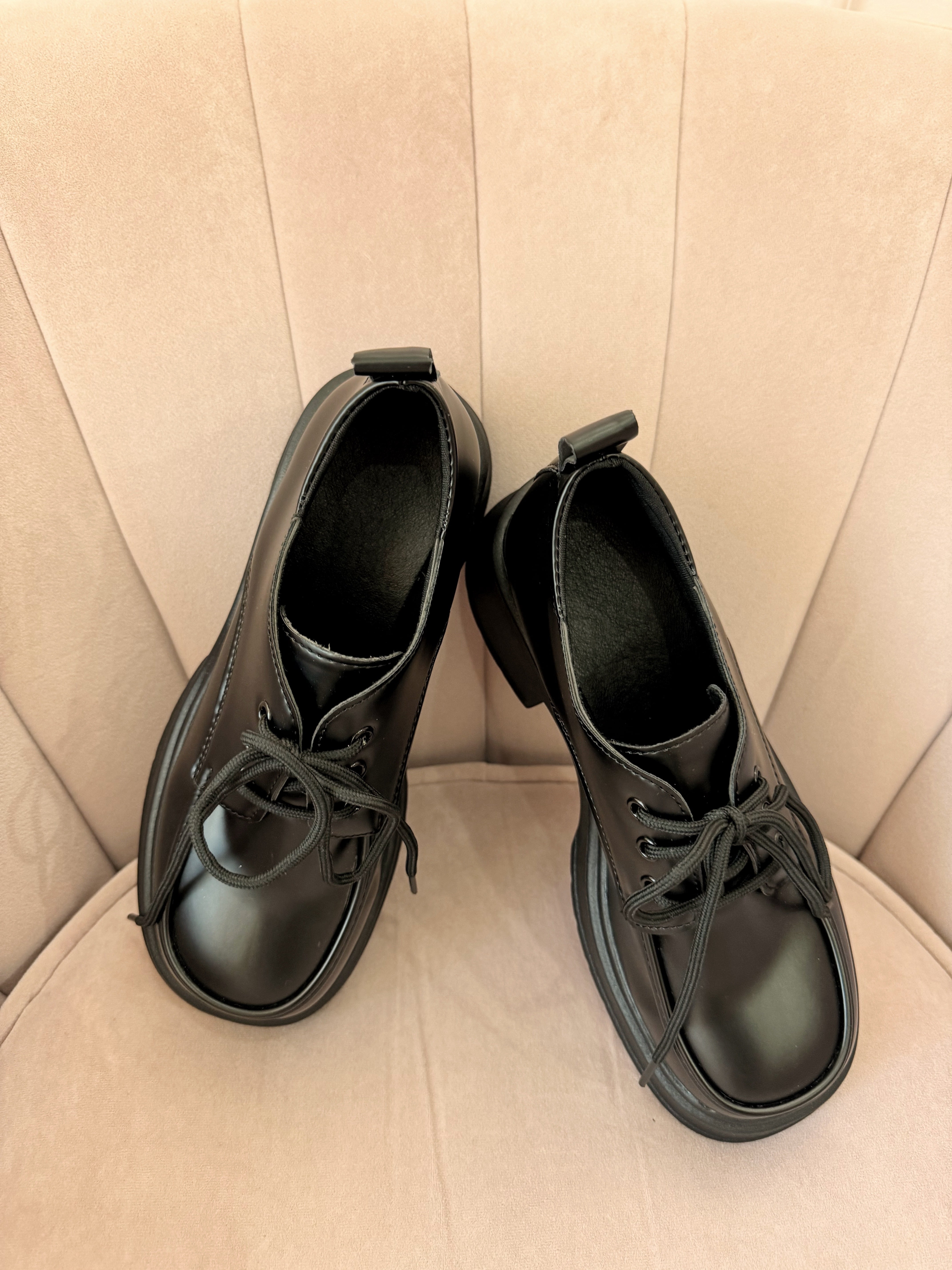 【LAST3】lace up loafer