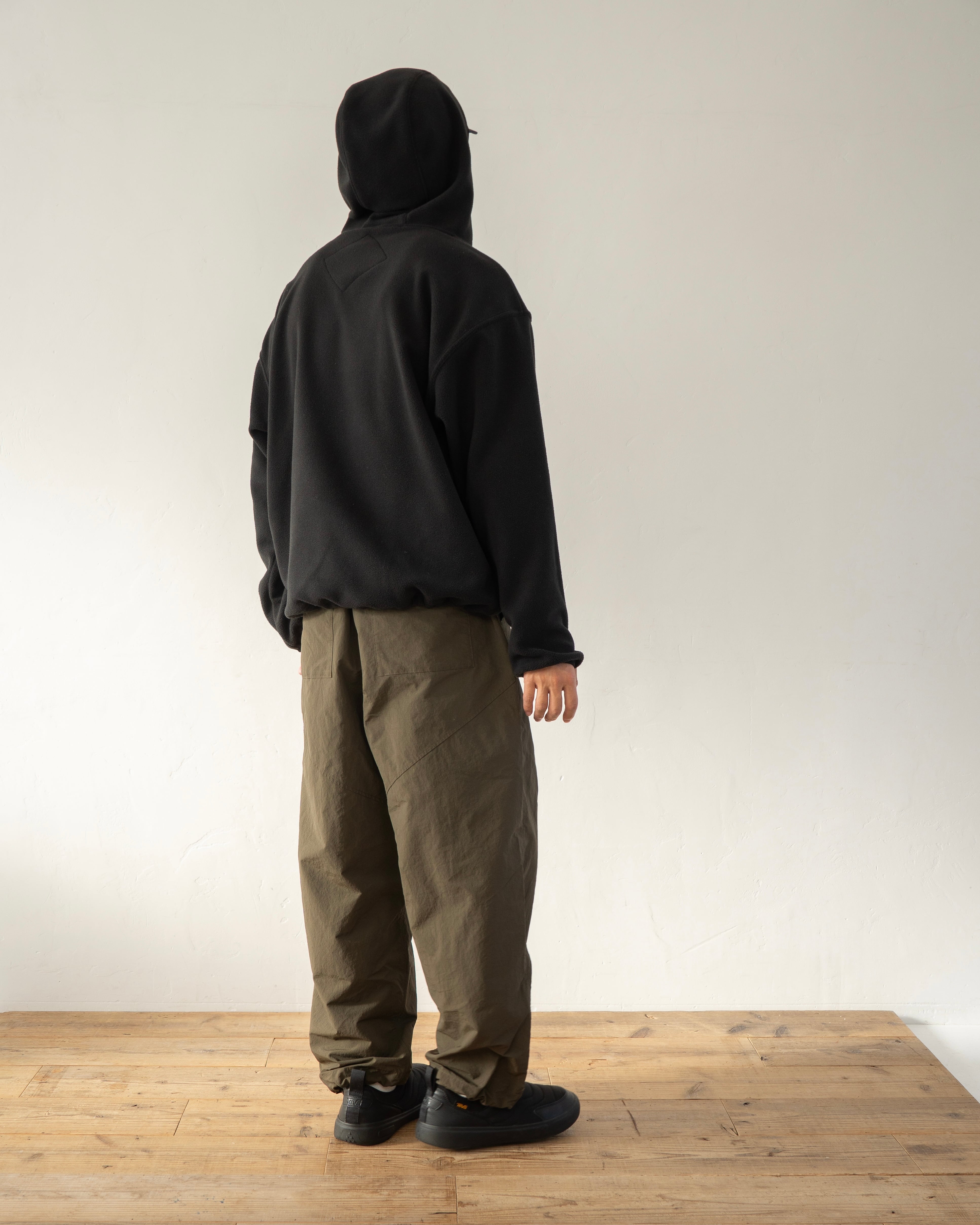 FLEECE ANORAK BLACK | What's up?