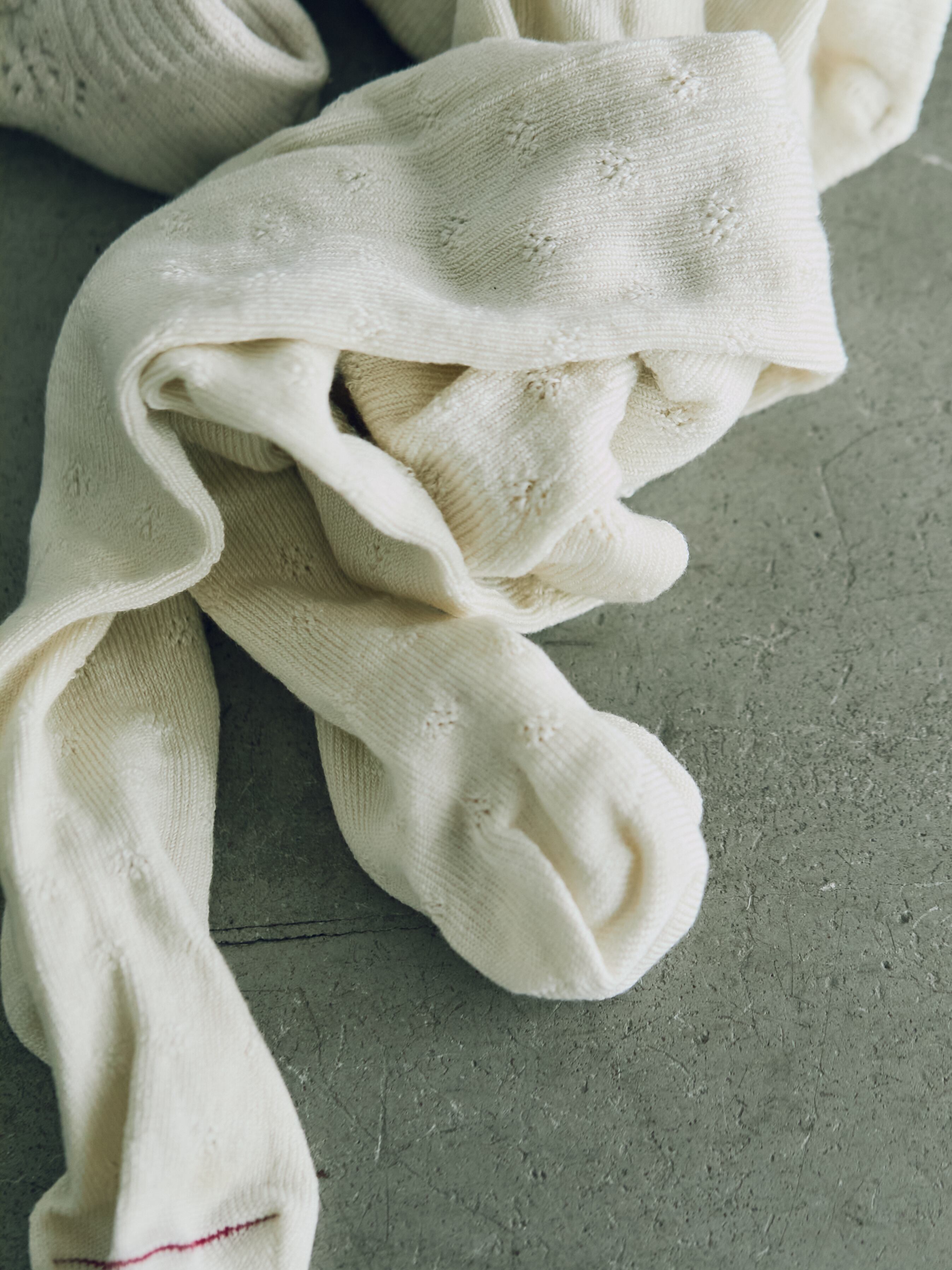 North pole Lyocell tights col.Floral white