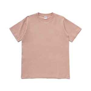 7oz Garment Wash S/SL Tee <Pink>