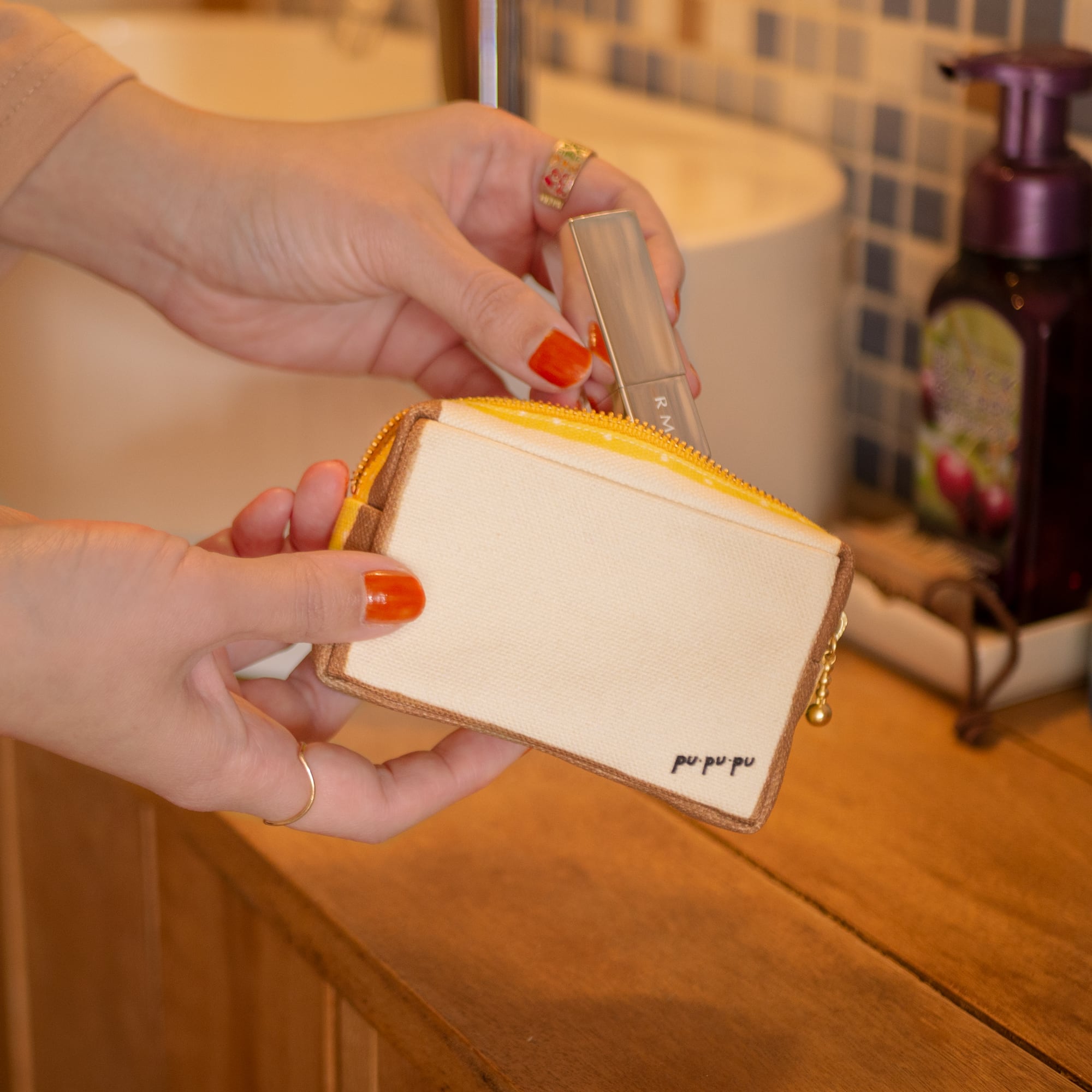 四角のサンドイッチポーチ ver.2