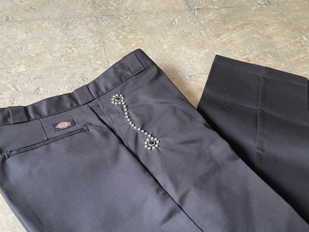 DICKIES】ディッキーズ スタッズカスタム/ワークパンツ874 2hoop