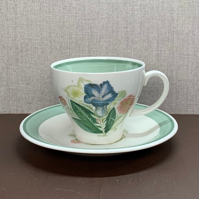 スージークーパー「りんどう カップ&ソーサー」イギリス製 ヴィンテージ susie cooper