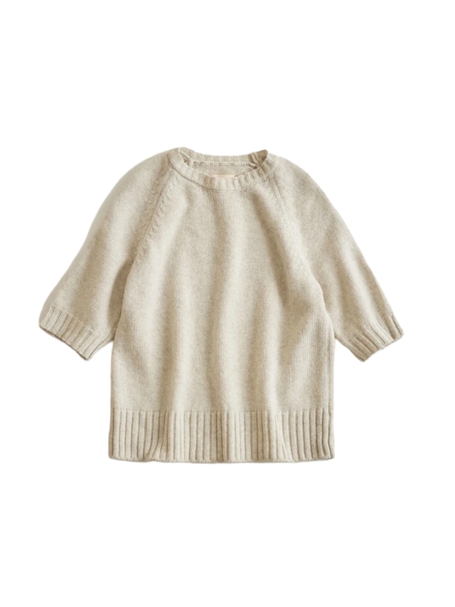 MEYAME (WOOL HALF SLLEVE KNIT)