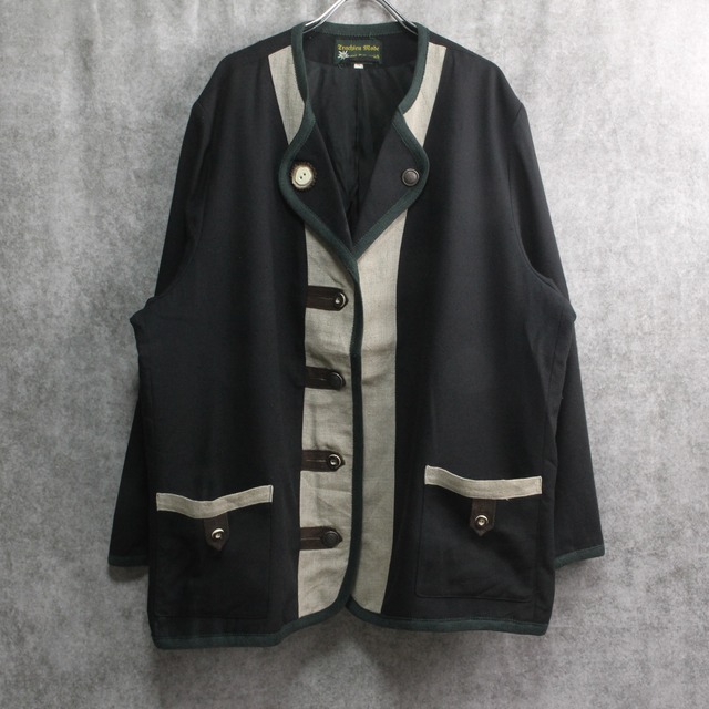 Tyrolean oversize switching design jacket