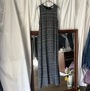 vintage/used　straight long dress