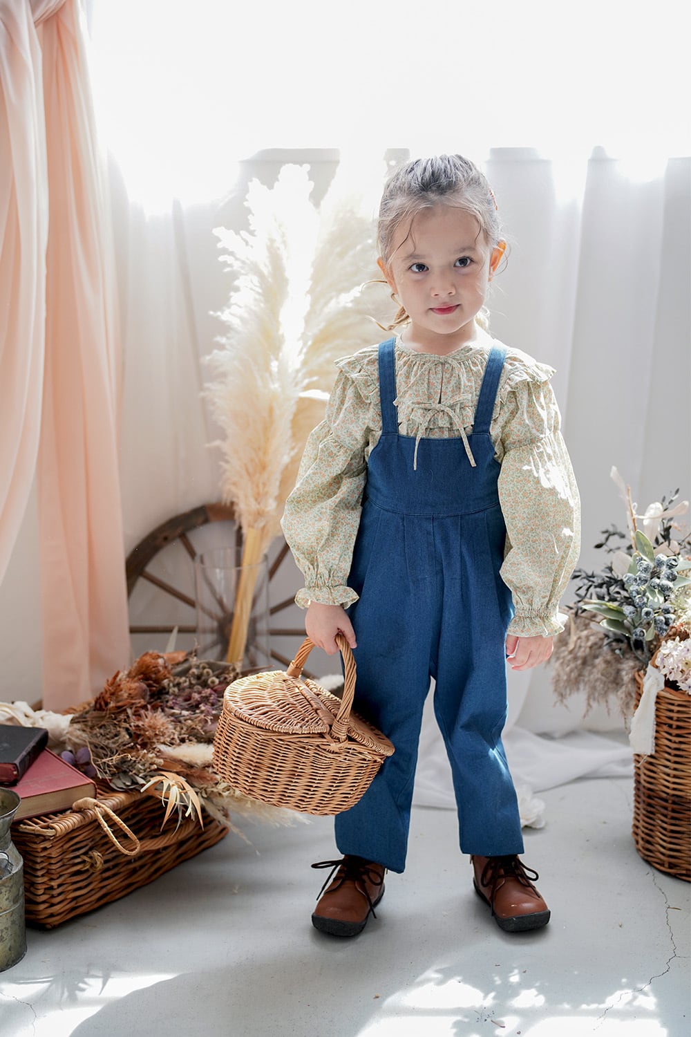 バッククロスサロペットパンツ<Denim> | Coquette