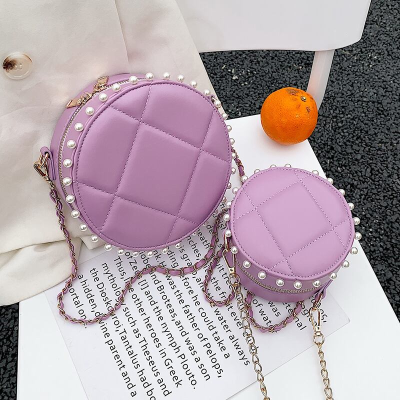 insスーパーファイヤースモールバッグメスバッグ2020新しいトレンディワイルドパールショルダーメッセンジャーバッグネットレッドファッションスモールラウンドバッグ Tiancai_Wing_Bag1732549