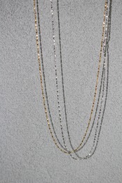 Skin petal necklace