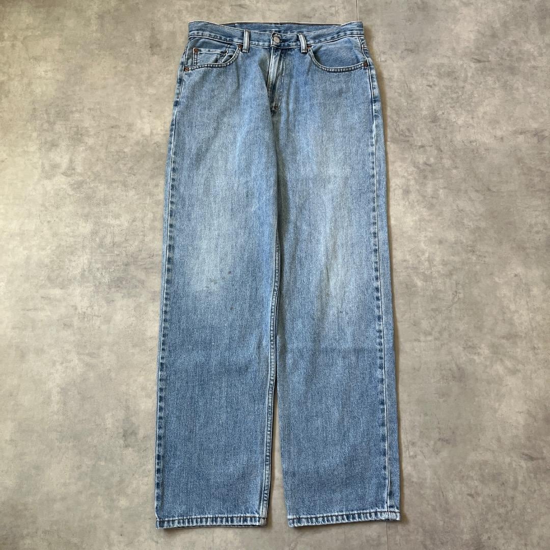 リーバイス550 Levis W34 ブルーデニム 青 ボトム 古着 17494