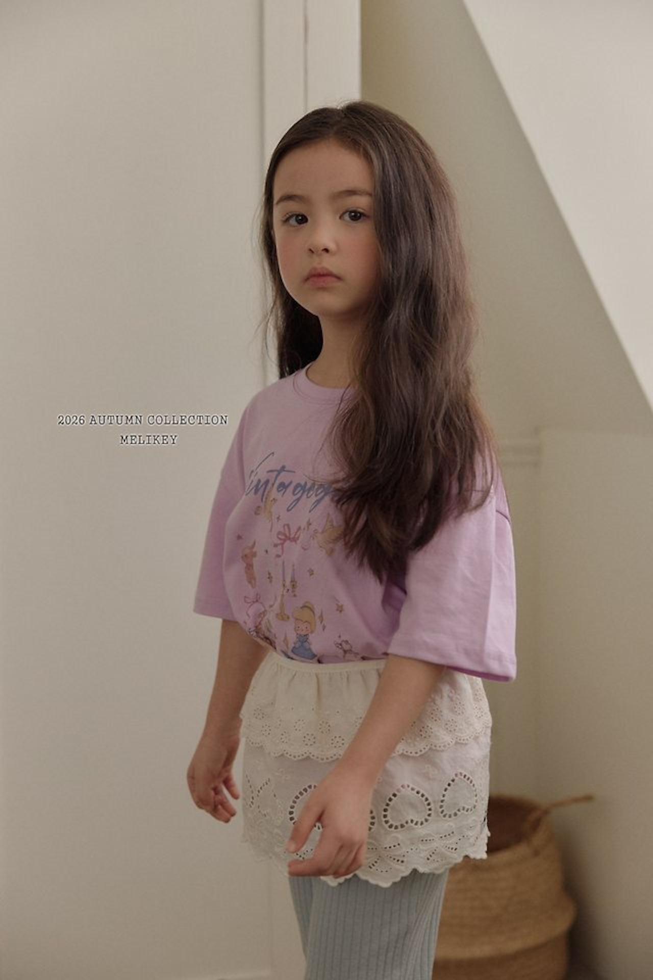 韓国子供服 / 26Autumn / 〖取寄〗Melikey / バラエティTシャツ / 女子服 *XS~JM*