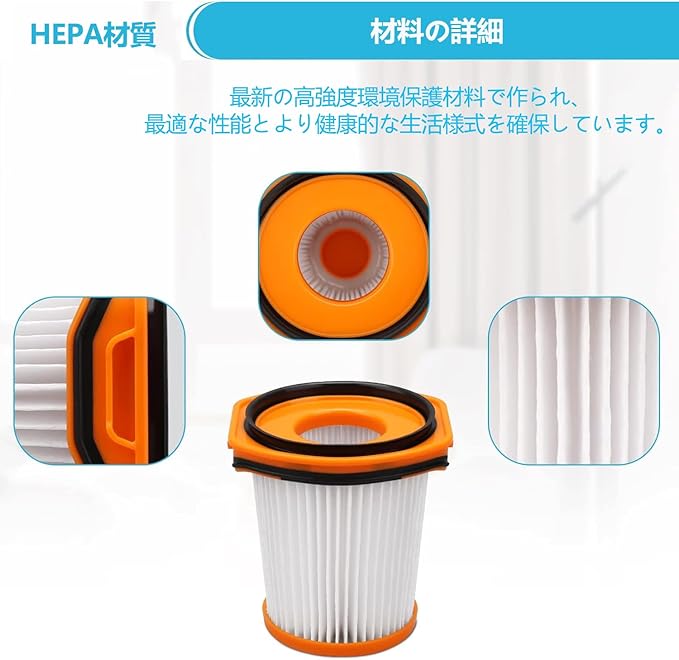 Emdou掃除機フィルターHEPA交換品適用Shark シャーク EVOPOWER SYSTEM