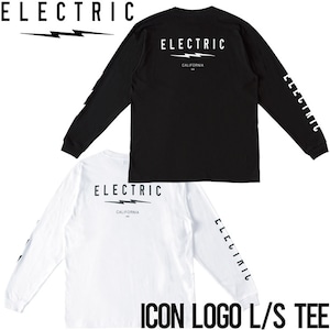 ロングスリーブTEE ロンT ELECTRIC エレクトリック ICON LOGO L/S TEE E24ST12 日本代理店正規品BLKL