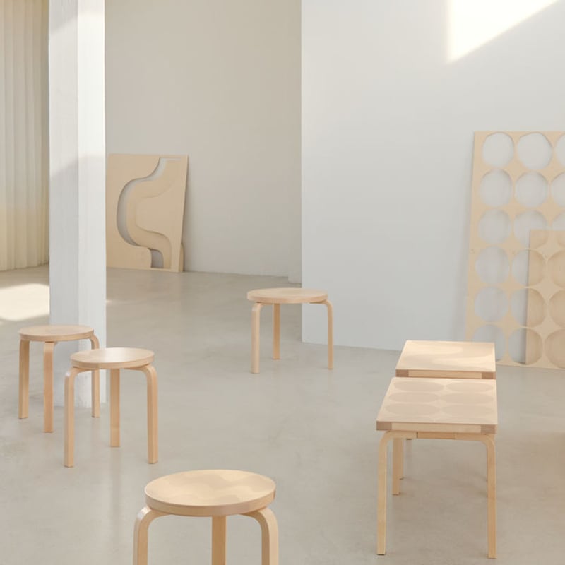 即納《限定》90th Anniversary スツール 60 Kivet（キヴェット