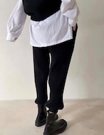 【新作5%OFF・3日間】Chunky Rib-knit Joggers_2colors
