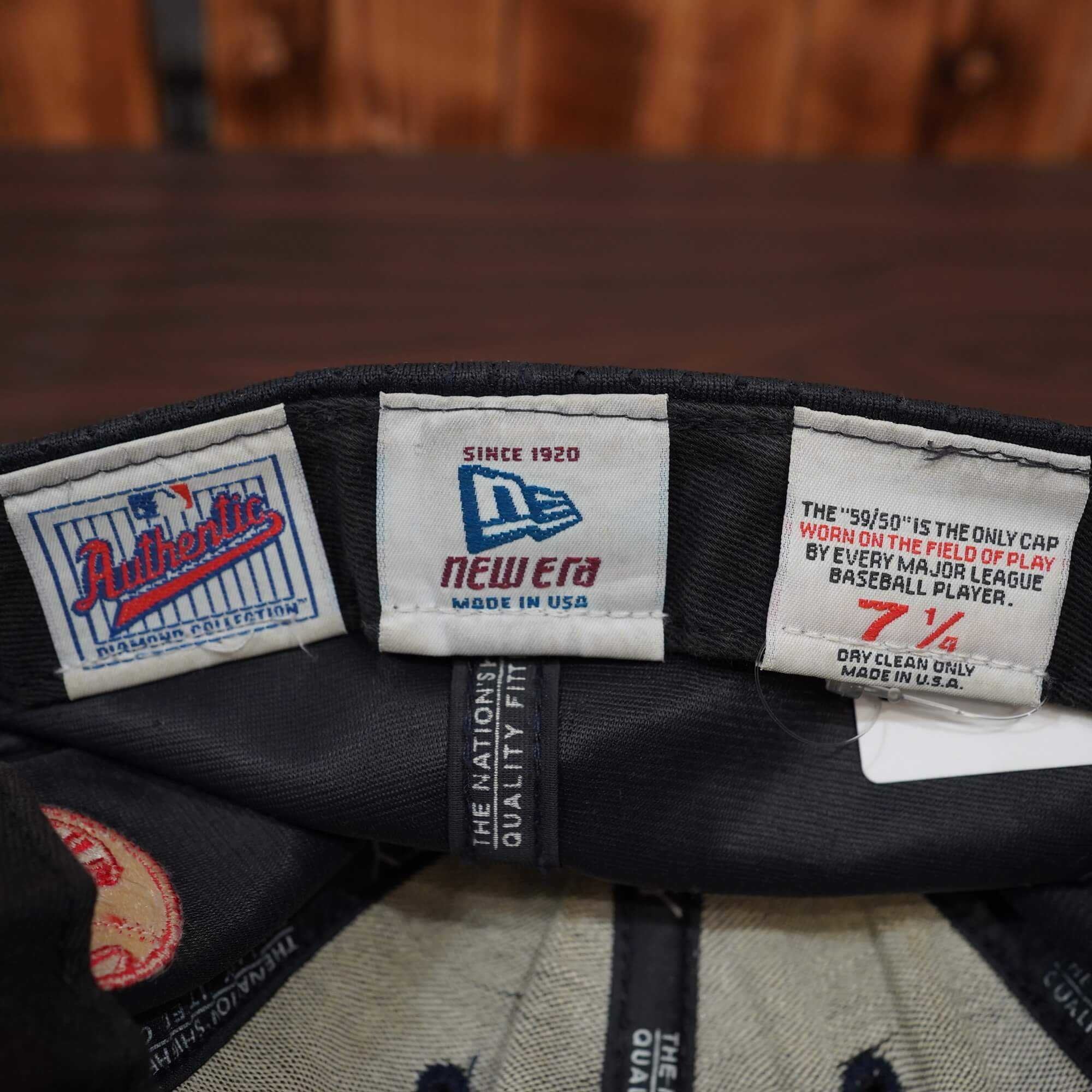 90s newyork yankees newera ニューヨークヤンキース 7 1/4 (大きめ