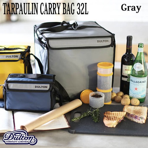 TARPAULIN CARRY BAG 32L GRAY ターポリン キャリー バッグ 32L グレー クーラーボックス 折り畳み式 アウトドア ダルトン