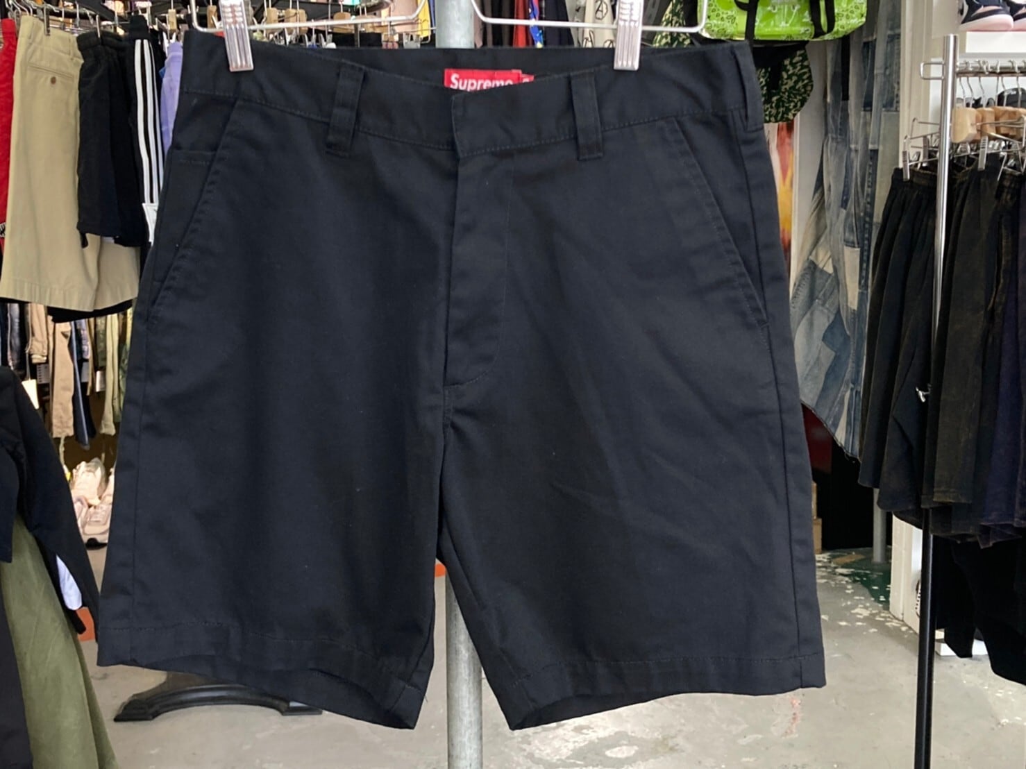 30 黒 Supreme Work Shortパンツ