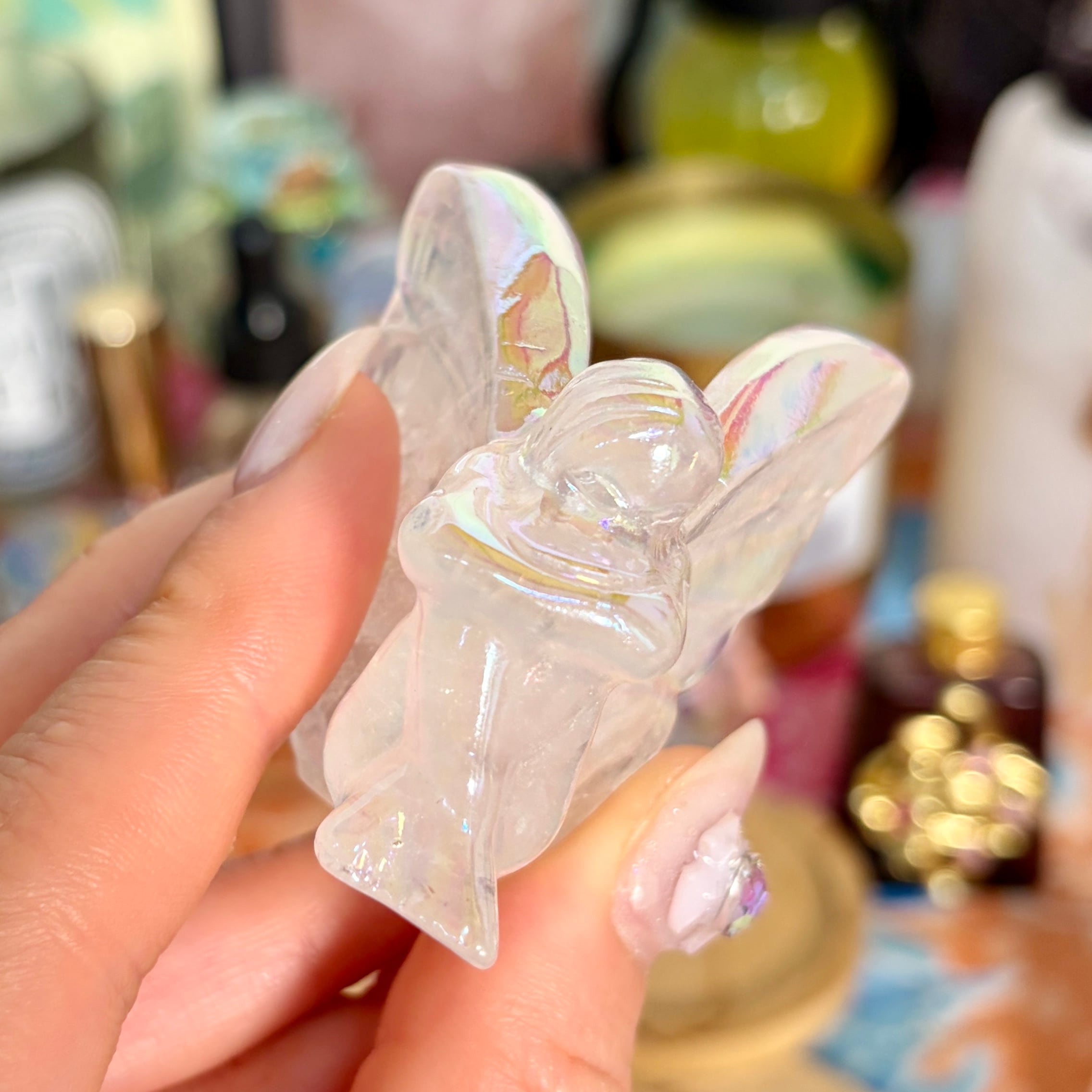 魔女の祭壇】フェアリー・オーラクリスタル（水晶）A | クリスタルと