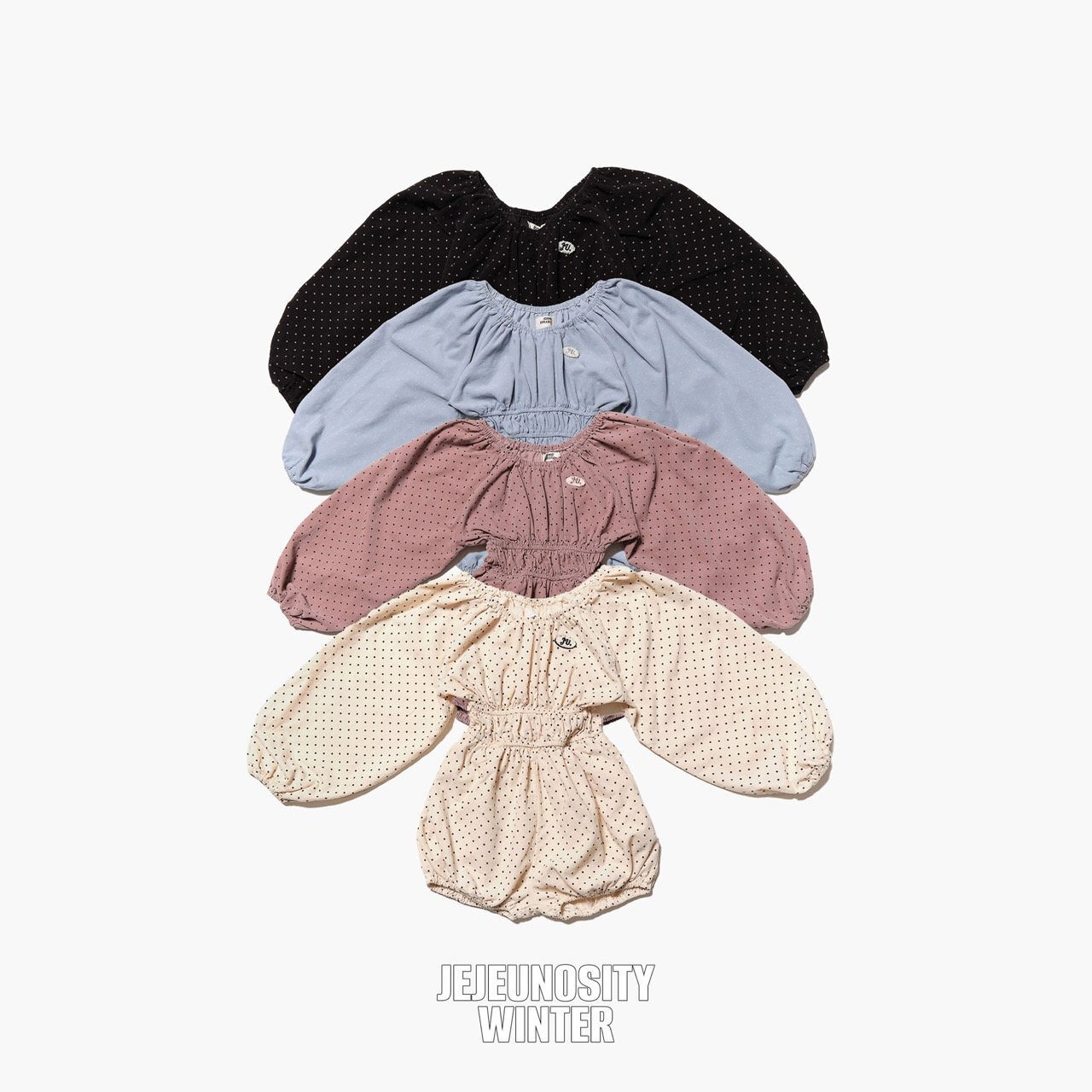 【即納】【JEJEUNOSITY】ロオンワンピーススーツ ソラ（ブルー） 80〜120cm　 2025 WINTER 韓国子供服 - 4