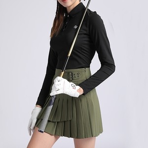 プリーツスカート　ミニ丈　インナーパンツ付き　おしゃれ