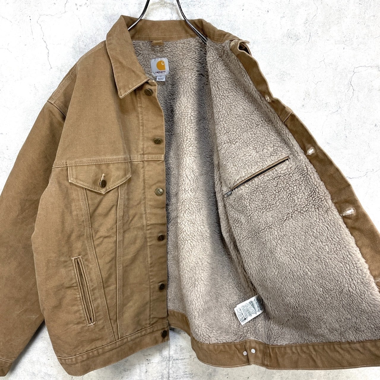 ヴィンテージ 90s Carhartt カーハート ダックジャケット USA製 楽天市場】90s カーハート ネイティブ 中綿 ダック パーカー