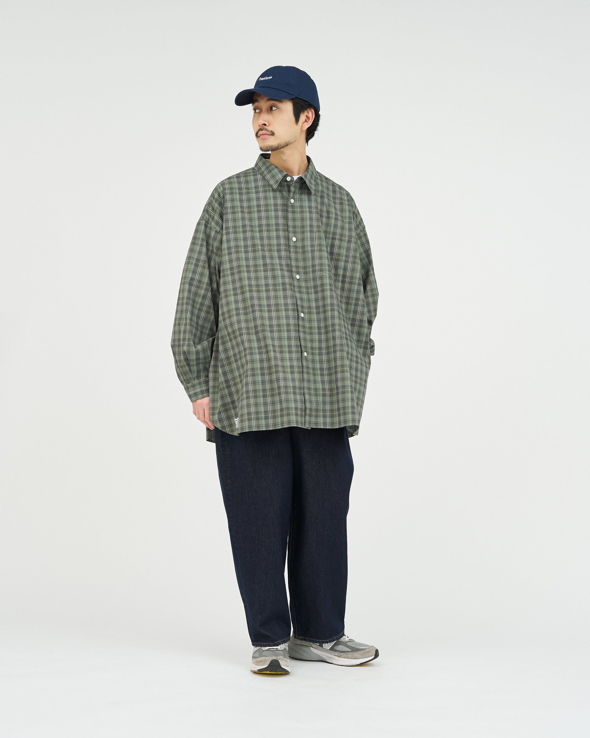FreshService｜MADRAS DRY TECH REGULAR COLLAR SHIRT | 眠家