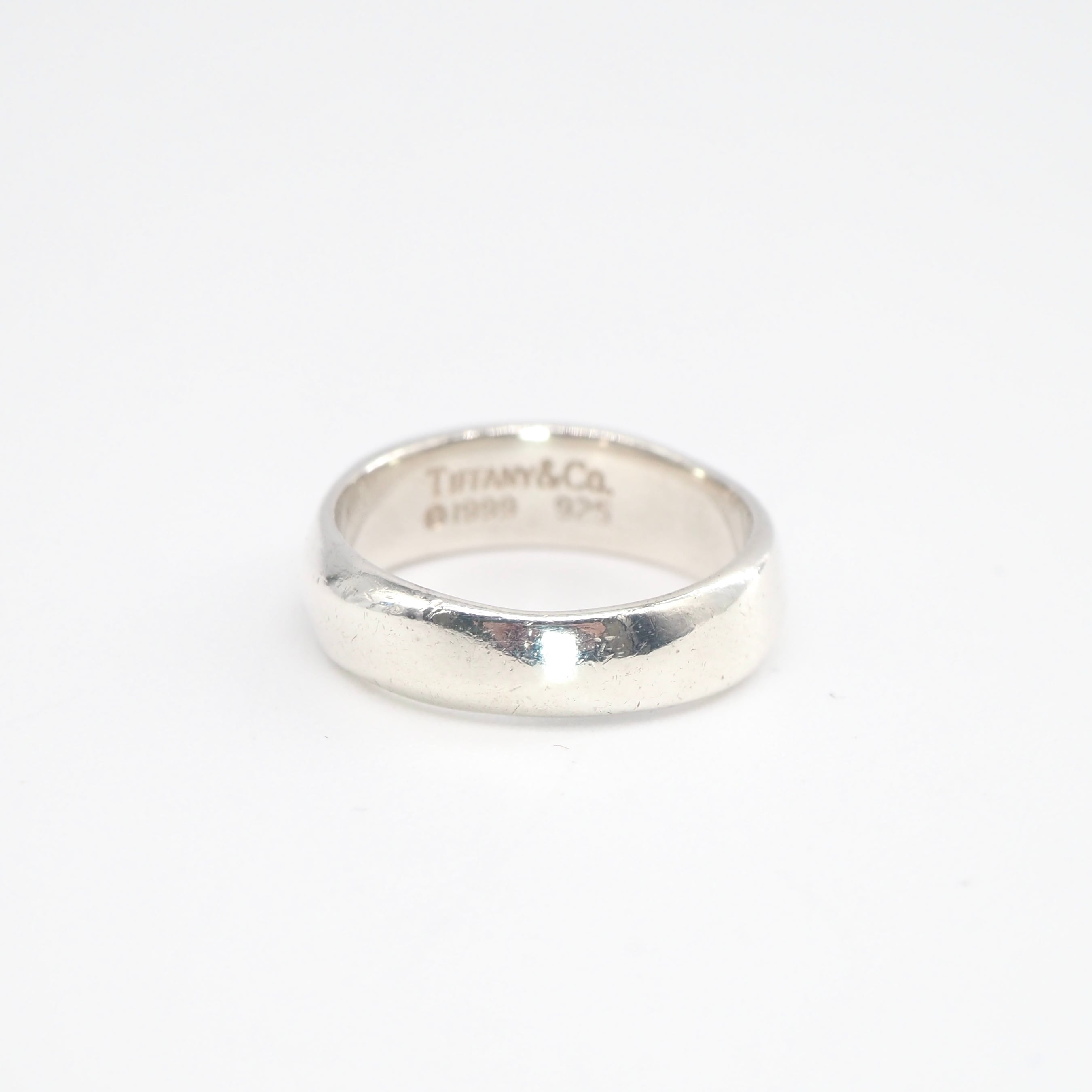 Tiffany&Co. 約8号 ナイフエッジ リング シルバー925 ティファニー