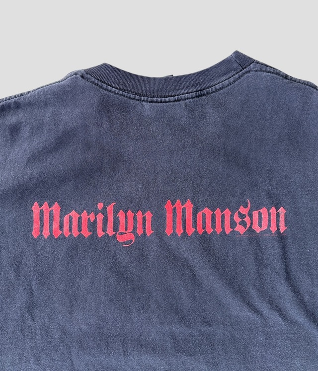 -MARILYN MANSON- Vintage 00s Face Print T-shirt