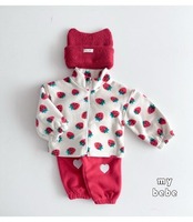 韓国子供服 / 26winter / my bebe / ハートフリースパンツ / キッズ / 冬服 *XS~XL*