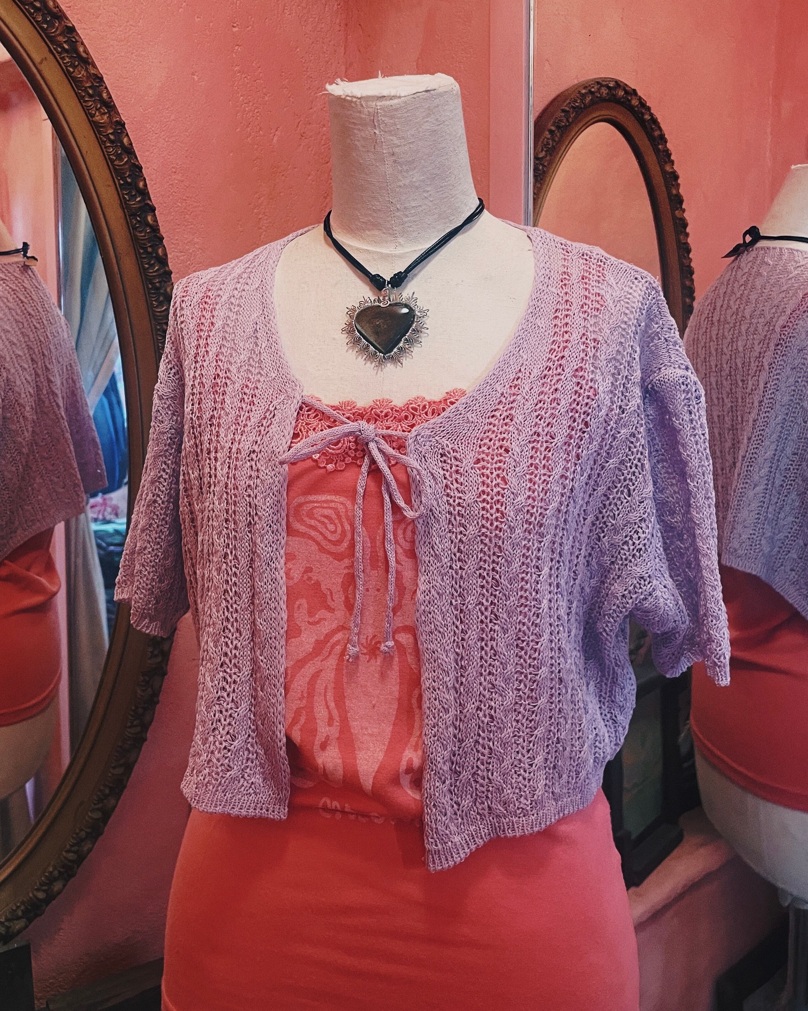used summer knit bolero