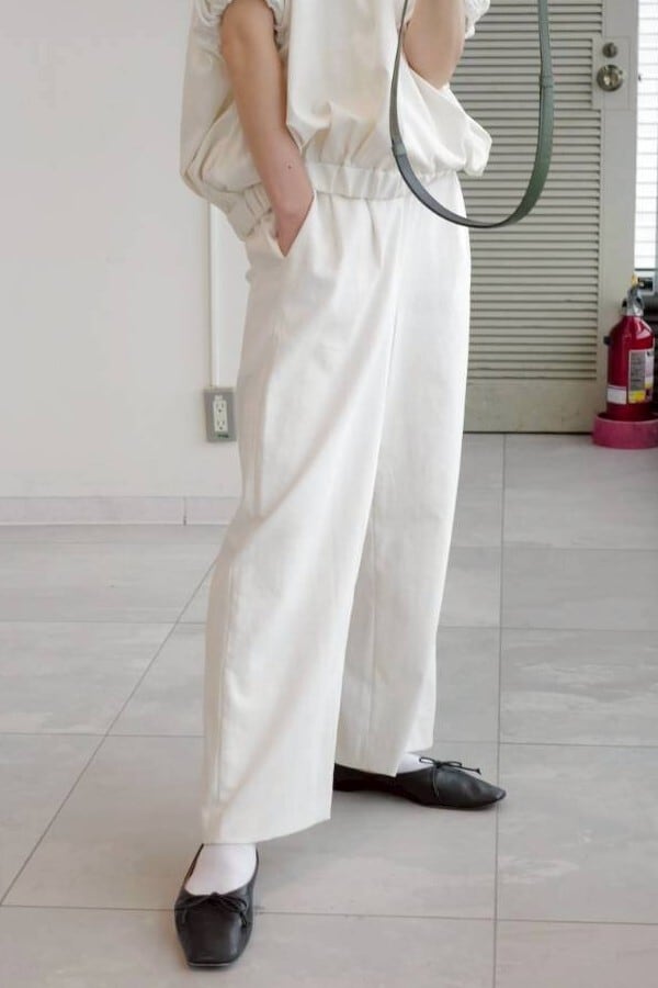 tuck wide pants off white