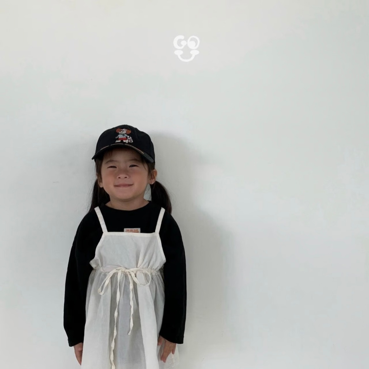 【GO.U】エアリーレイヤードワンピース oatmeal 90〜140cm 240207go - 9