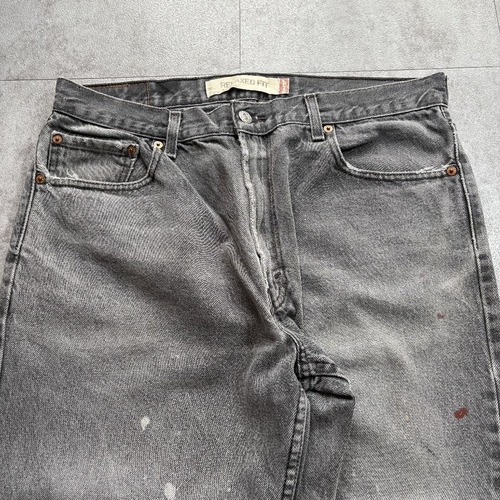 【W36 L30】00s usa levi's ブラック 550 詳細写真10