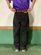 90's Levi's 550 Black Denim Pants Made in USA【W33 L29】