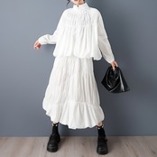 ギャザー バルーン トップス&スカート セレクト  00207