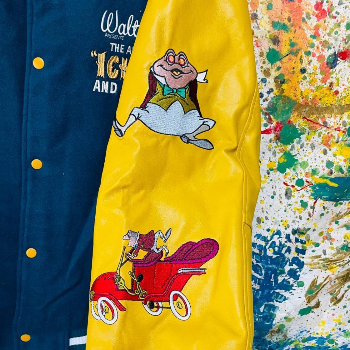 Disney ディズニー メンズ アウター ブルゾン スタジャン 厚手 お洒落 