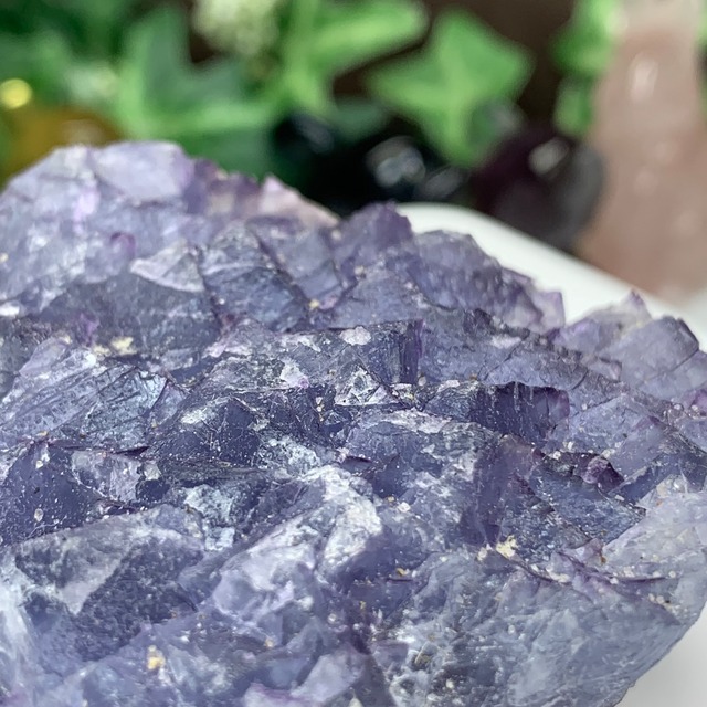 22.幻想的な色合い☆ヤオガンシャン産・パープル強めブルーフローライト原石
