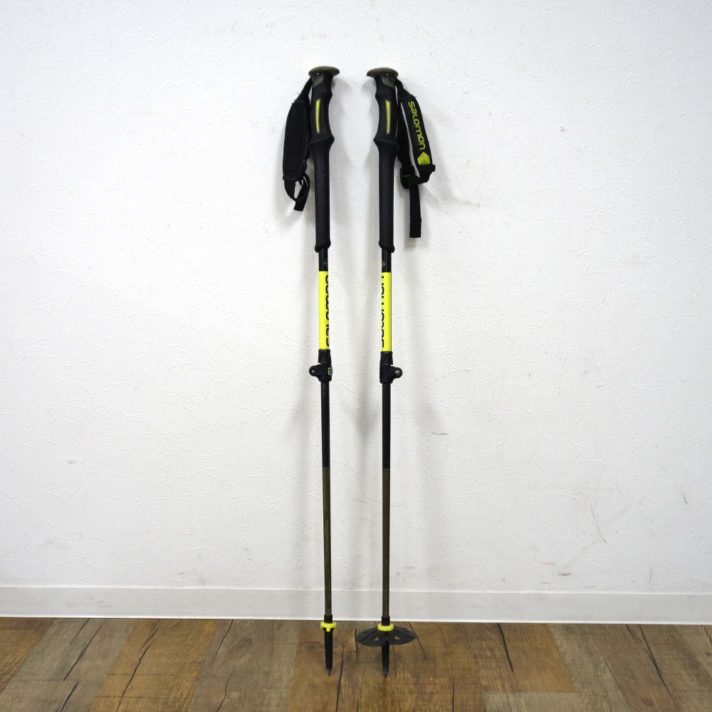 サロモン SALOMON スキーストック 100-135cm ポール 伸縮式 サロモン SALOMON スキーストック 100-135cm ポール 伸縮式