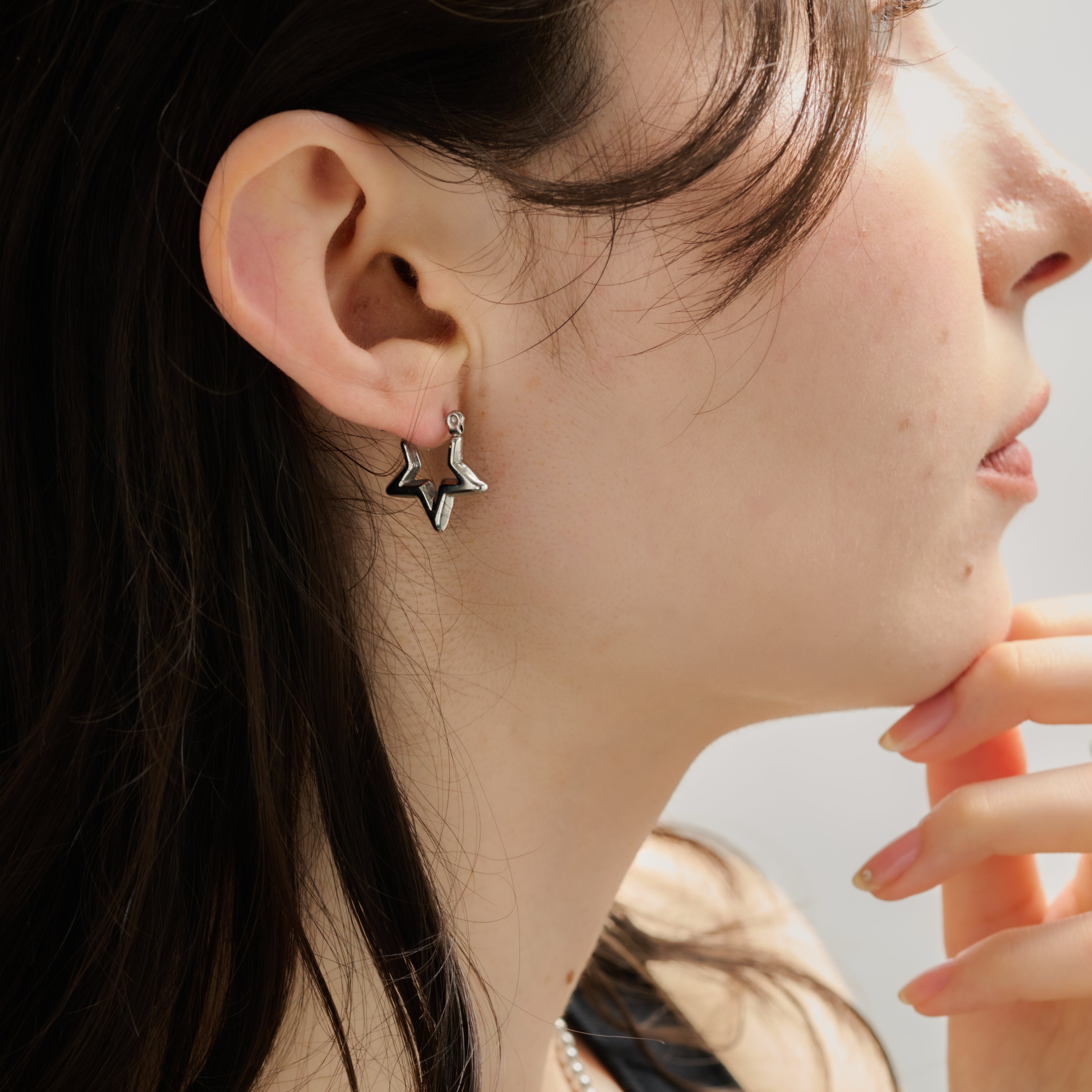 6/26(金)21時再販売*stainless スター ピアス sp441 | RIN. accessory
