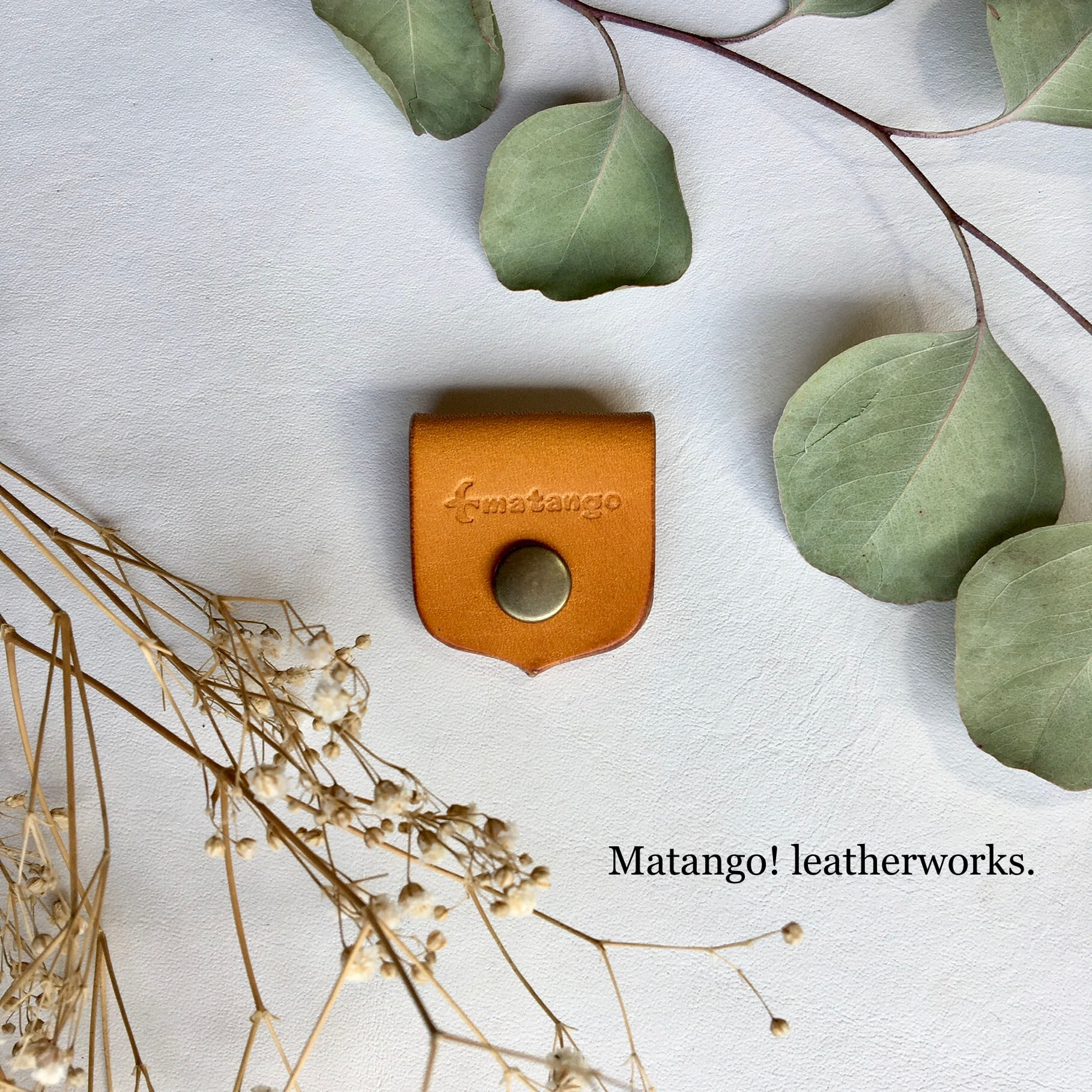 ◇ベイクドカラー◇ コードクリップ 本革 ロロマレザー 軽量 ベリー