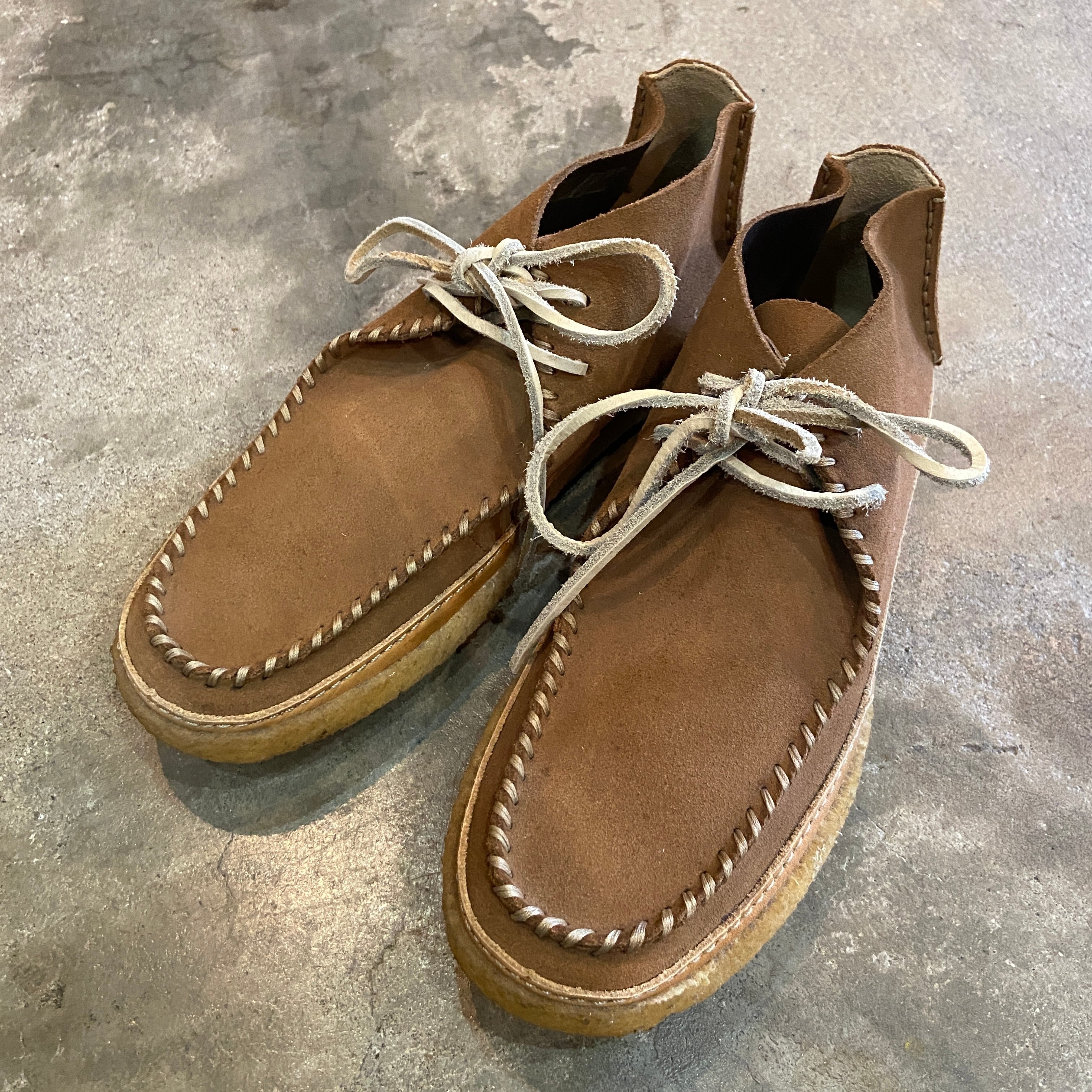 美品 Clarks ベルクロ レザー スニーカー