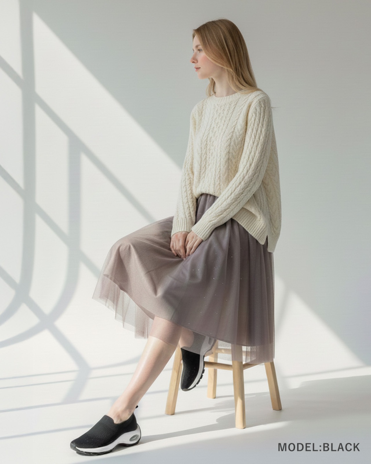 ニットスニーカー l5fs057