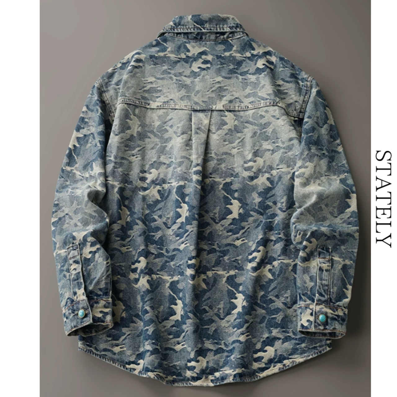 Camo Denim ジャケット_O34・画像3