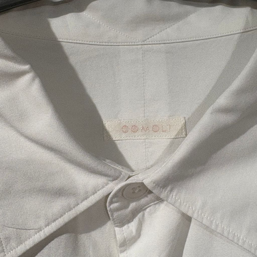 COMOLI コモリ 24SS comoli shirt シャツ Z01-02001 ホワイト Size